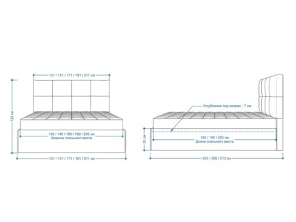 Кровать Lonax Алегра велюр Dolly-1 120х195