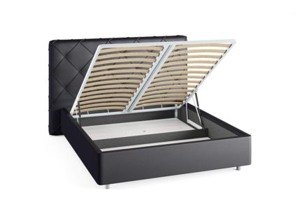 Кровать Сонум Manhattan Экокожа Белая (с подъемным механизмом) 90х200