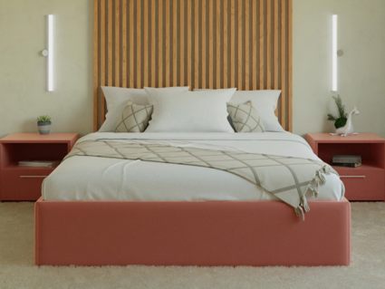 Кровать Lonax Белла велюр Dolly-13 (с подъемным механизмом) 140х200