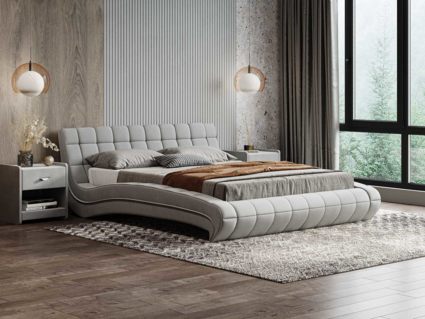 Кровать Сонум Milano Кашемир Латте 160х200