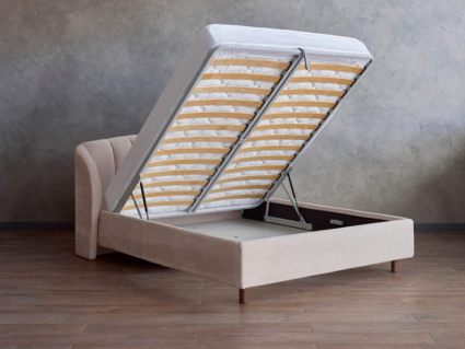 Кровать Сонум Valencia Кашемир Латте (с подъемным механизмом) 180х200