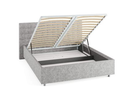 Кровать Сонум Siena Кашемир Латте (с подъемным механизмом) 90х200