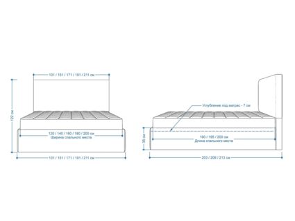 Кровать Lonax Фелиса велюр Dolly-17 (с основанием) 120х195