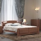 Кровать DreamLine Афродита 1 бук Орех 140х190